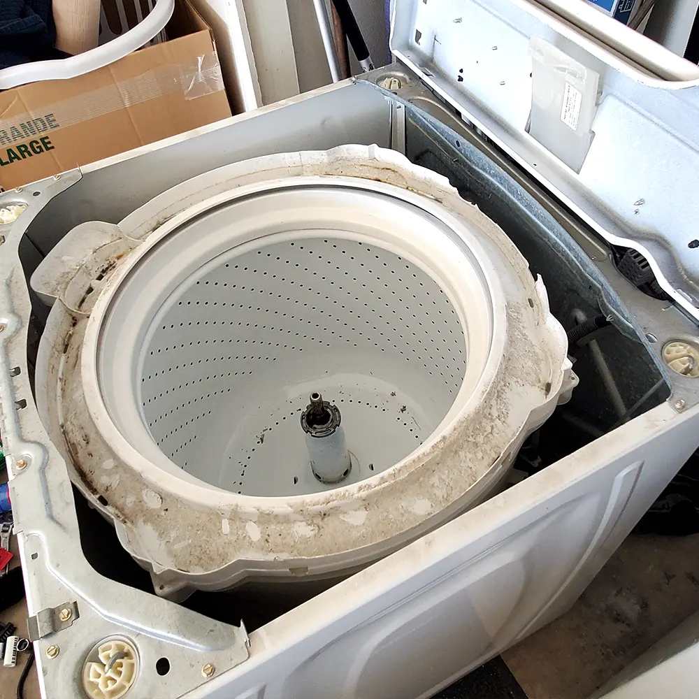 Washer violently shaking